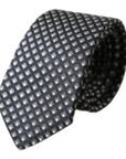 Dolce & Gabbana Black 100% Silk Patterned Adjustable Men Tie