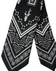 Dolce & Gabbana Black Patterned 100%Silk Adjustable Tie