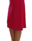 Dolce & Gabbana Elegant Pink Wool A-Line Knee-Length Skirt