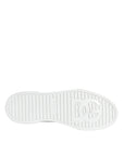 Dolce & Gabbana Black White Fur Logo High Top Sneaker Shoes