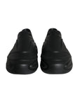 Dolce & Gabbana Black Foiled Rubber Toy Low Top Sneakers Shoes