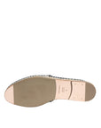 Dolce & Gabbana Blue Denim Cotton Leather Espadrilles Shoes