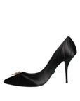 Dolce & Gabbana Black Heart DEVOTION Heels Pumps Shoes
