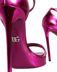 Dolce & Gabbana Fuchsia KEIRA Heels Ankle Strap Sandals Shoes