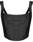 PINKO Black Polyester Tops & T-Shirt