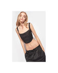 PINKO Black Polyester Tops & T-Shirt