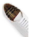 Burberry White Leather Sneaker