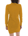 Yes Zee Yellow Viscose Dress