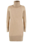 Yes Zee Beige Viscose Dress