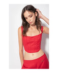 PINKO Red Polyester Tops & T-Shirt