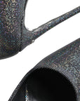 Dolce & Gabbana Multicolor Strass Leather Heels Pumps Shoes
