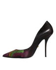 Dolce & Gabbana Multicolor Exotic Leather Heels Pumps Shoes