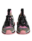 Dolce & Gabbana Multicolor Sorrento Socks Logo Sneakers Shoes