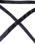 Dolce & Gabbana Dark Blue Silk Skinny Adjustable Tie