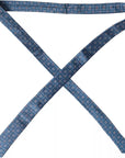 Dolce & Gabbana Blue Patterned 100% Silk Adjustable Men Tie