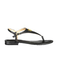 Ralph Lauren Black Leather Sandal