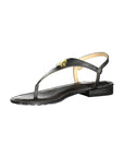 Ralph Lauren Black Leather Sandal