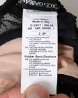 Dolce & Gabbana Black Floral Lace Nylon Balconcino Bra Underwear