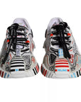 Dolce & Gabbana Multicolor Suede Fabric NS1 Sneakers Shoes
