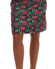 Dolce & Gabbana Elegant Jacquard High Waist Pencil Skirt