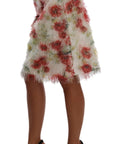Dolce & Gabbana Elegant Floral High-Waist Pencil Skirt