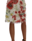 Dolce & Gabbana Elegant Floral High-Waist Pencil Skirt
