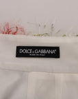 Dolce & Gabbana Elegant Floral High-Waist Pencil Skirt