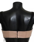 Dolce & Gabbana Black Straps Pink Balconcino Bra