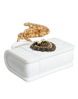 Dolce & Gabbana White Silicone Devotion Heart Cover Hand Bag Airpod Case