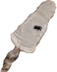 Dolce & Gabbana Brown Frost Fox Fur Neck Warmer Winter Scarf
