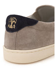 Brunello Cucinelli Gray Leather Sneaker