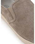 Brunello Cucinelli Gray Leather Sneaker