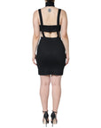 Dolce & Gabbana Black Cut Out Sleeveless Bodycon Mini Dress