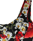 Dolce & Gabbana Black Floral Silk Sleeveless Long Gown Dress