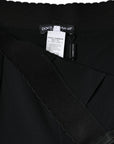 Dolce & Gabbana Black Viscose High Waist Tapered Pants
