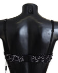Dolce & Gabbana Black Millennials Star Non Wire Cotton Bra Underwear