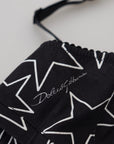 Dolce & Gabbana Black Millennials Star Non Wire Cotton Bra Underwear