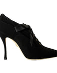 Dolce & Gabbana Black Viscose Pump