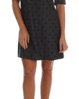 Dolce & Gabbana Chic Polka Dotted Wool Dress