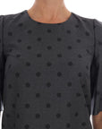 Dolce & Gabbana Chic Polka Dotted Wool Dress