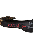 Dolce & Gabbana Black Calfskin Women Pump