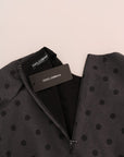 Dolce & Gabbana Chic Polka Dotted Wool Dress