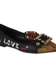 Dolce & Gabbana Black Calfskin Women Pump