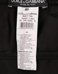 Dolce & Gabbana Chic Brown Mini Wool Blend Dress