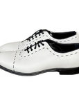 Dolce & Gabbana White Leather Di Calfskin Formal
