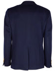 Made in Italy Blue Wool Vergine Blazer