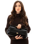 Dolce & Gabbana Black Leather Handbag