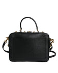 Dolce & Gabbana Black Calfskin Leather Welcome Handbag Bag