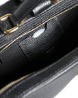 Dolce & Gabbana Black Calfskin Leather Welcome Handbag Bag