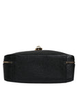Dolce & Gabbana Black Calfskin Leather Welcome Handbag Bag